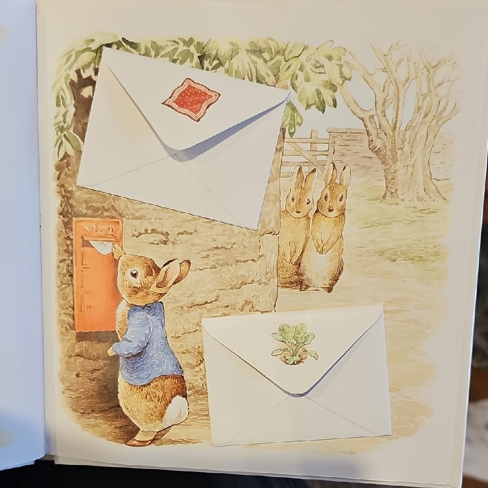 Dear Peter Rabbit Book With Real Miniature Letters - Picture 2 of 6